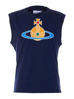 VIVIENNE WESTWOOD: T-shirts - T-Shirt - Bleu