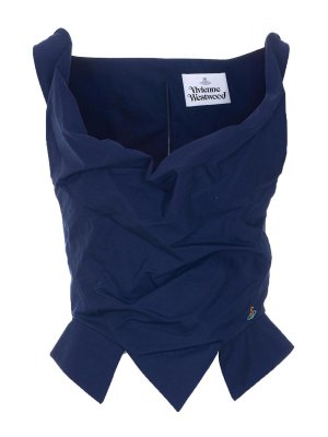 VIVIENNE WESTWOOD: Top e canotte - Top blu della domenica
