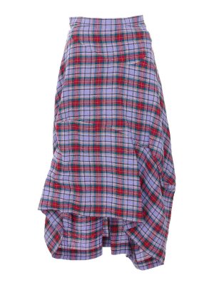 VIVIENNE WESTWOOD: gonne al ginocchio  e longuette - Gonna aeroplano multicolore