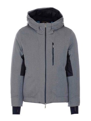 MOORER: padded jackets - Grey Nuvolau Down Jacket