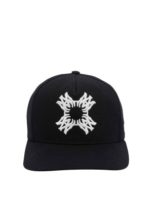 AMIRI: hats & caps - Black Ma Hoolywood Baseball Cap