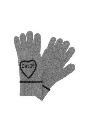 CHLOE': Guantes - Guantes - Gris