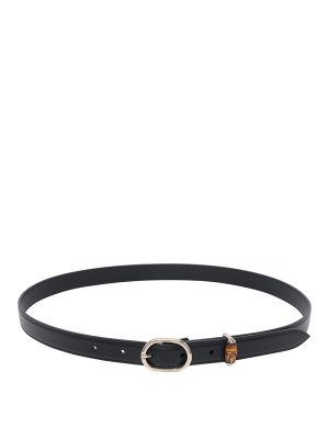 GUCCI: belts - Oval Buckle Thin Belt