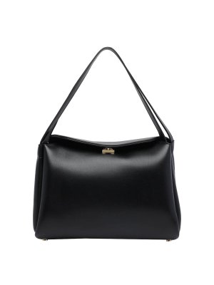 THEMOIRè: borse a spalla - Borsa a tracolla Trunk Calipso nera