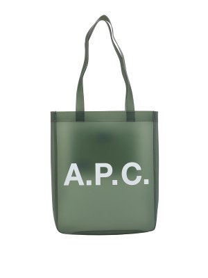 A.P.C.: Handtaschen - Shopper - Grün