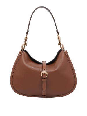 ETRO: totes bags - Brown Medium Pony Shoulcer Bag
