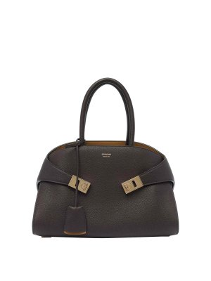 FERRAGAMO: トートバッグ - トートバッグ - ブラウン