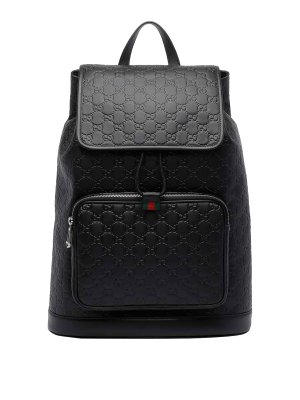 GUCCI: backpacks - Medium Gg Emblem Backpack