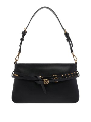 Pinko: borse a spalla - Borsa a tracolla classica mini nera