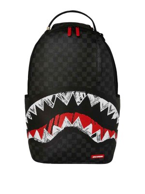 SPRAYGROUND: zaini - Zaino con squalo scarabocchio
