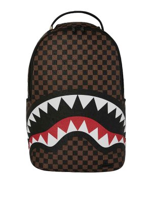 SPRAYGROUND: backpacks - Brown Check 2 Backpack