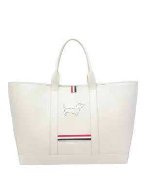 THOM BROWNE: Bolsos Shopping - Bolso Shopping - Blanco
