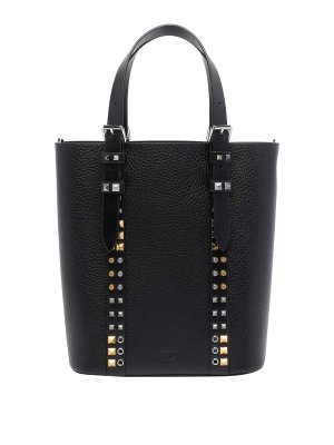 VALENTINO GARAVANI: トートバッグ - トートバッグ - 黒