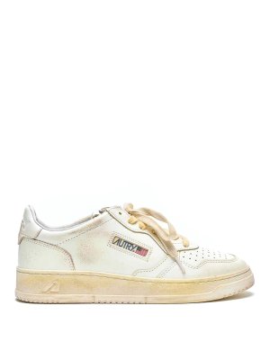 AUTRY: trainers - White Super Vintage Medalist Sneakers
