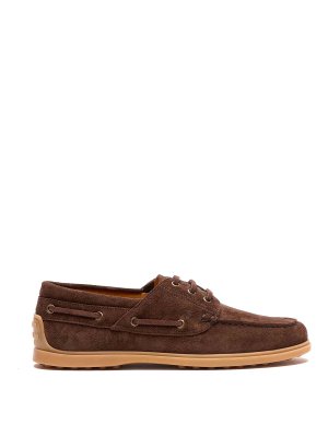 TOD'S: Loafers & Slippers - Suede Boat Laofers