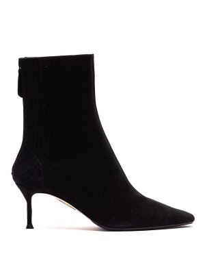 Aquazzura: boots - Black Saint Honore Pump Boots