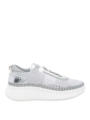 CHLOE': trainers - Silver Nama Sneakers