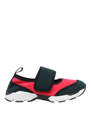 Marni: trainers - Lycra Mary Jane Running Sneakers