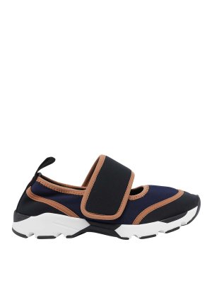 Marni: trainers - Lycra Mary Jane Runner Sneakers