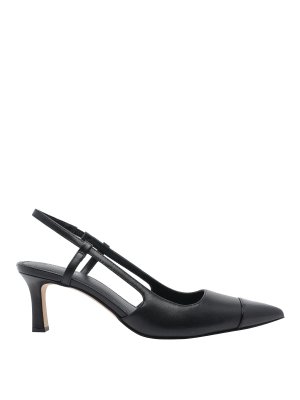 Michael Michael Kors: court shoes - Black Alina Slingback Decollete