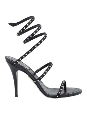 RENE CAOVILLA: court shoes - Black Cleo Pump Sandals Round Toe