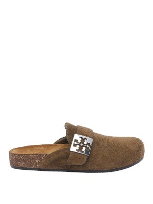 TORY BURCH: Zapatos chinelas - Chinelas - Marrón