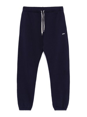 AUTRY: tracksuit bottoms - Blue Cotton Trackpants