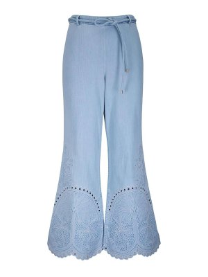 ZIMMERMANN: Pantalones casual - Pantalón Casual - Azul