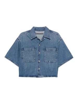 ALEXANDER WANG: Camisas - Camisa - Azul