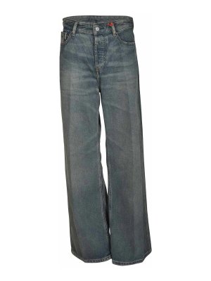 DIESEL: Straight Leg Jeans - Straight Leg Jeans - Blau