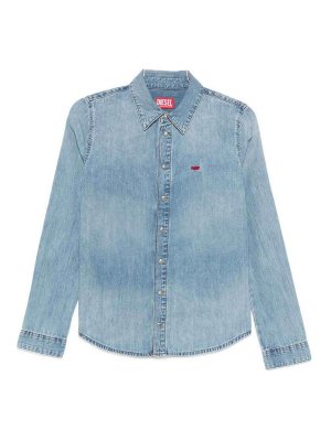 DIESEL: Camisas - Camisa - Azul