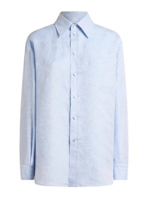 ETRO: Camisas - Camisa - Azul Claro