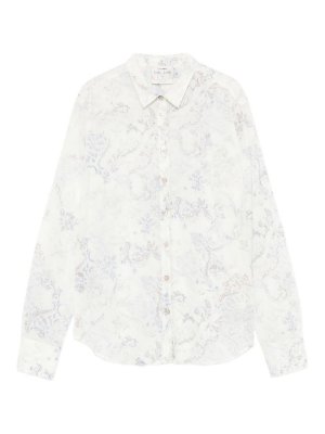 FORTE FORTE: shirts - Patterned Cotton Shirt