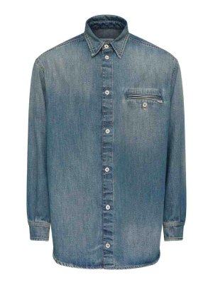 MM6 MAISON MARGIELA: shirts - Denim Shirt With Pocket