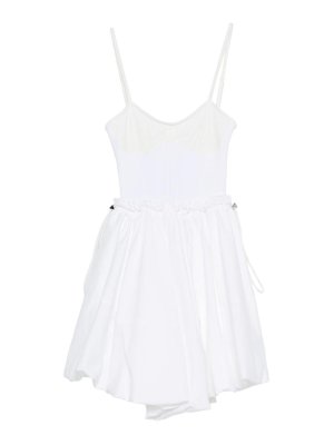 The Attico: abiti corti - Vestito  corto in cotone bianco