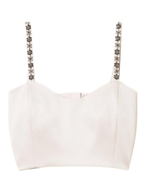 TWINSET: Tops y camisetas sin mangas - Top - Beis