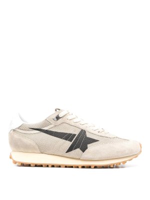 GOLDEN GOOSE: trainers - Grey  Sneakers With Black Star