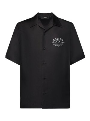 AMIRI: shirts - Bowling Shirt With Logo