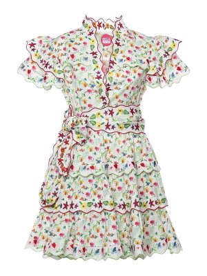 CELIA B: Vestidos media pierna - Vestido Midi - Blanco