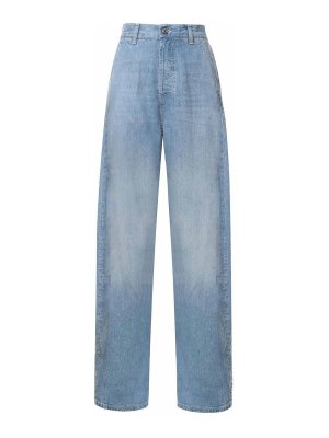 DONDUP: jeans dritti, a sigaretta - Jeans in denim Alek
