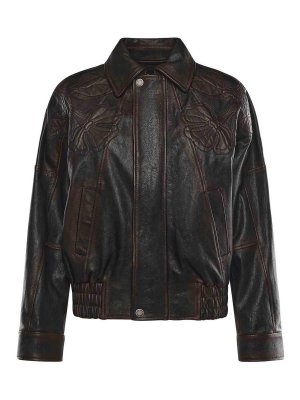 GOLDEN GOOSE: Bomberjacken - Bomberjacke - Bordeaux