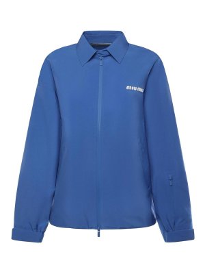 MIU MIU: shirts - Logo Blouson