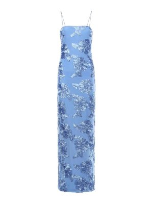 ROTATE Birger Christensen: maxi dresses - Long Dress With Embroidery