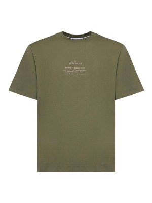 STONE ISLAND: t-shirts - T-Shirt With  Print