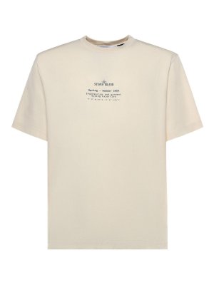 STONE ISLAND: Camisetas - Camiseta - Blanco