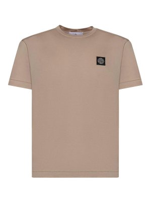 STONE ISLAND: T-shirts - T-Shirt - Camel