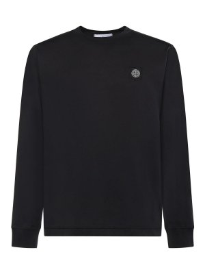 STONE ISLAND: T-shirts - T-Shirt - Schwarz