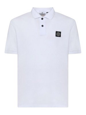 STONE ISLAND: Polos - Polo - Blanco