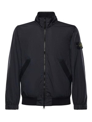 STONE ISLAND: casual jackets - Rainproof Nylon Rep Jacket With Logo