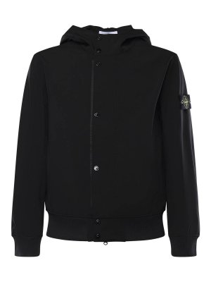 STONE ISLAND: casual jackets - Rainproof Nylon Rep Jacket With Logo